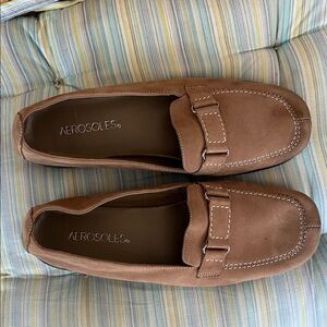 AEROSOLES women’s Tan Loafers